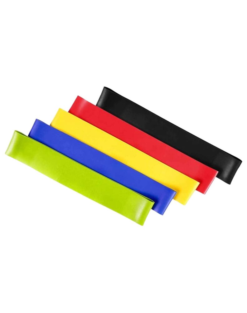 SET 5 BANDAS ELASTICAS COLORES-0