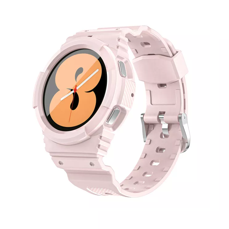 Correa Carcasa Para Samsung Watch 4 44mm / Rosado-0
