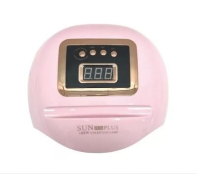 Lámpara LED UV Secador De Uñas 108W Rosa-0