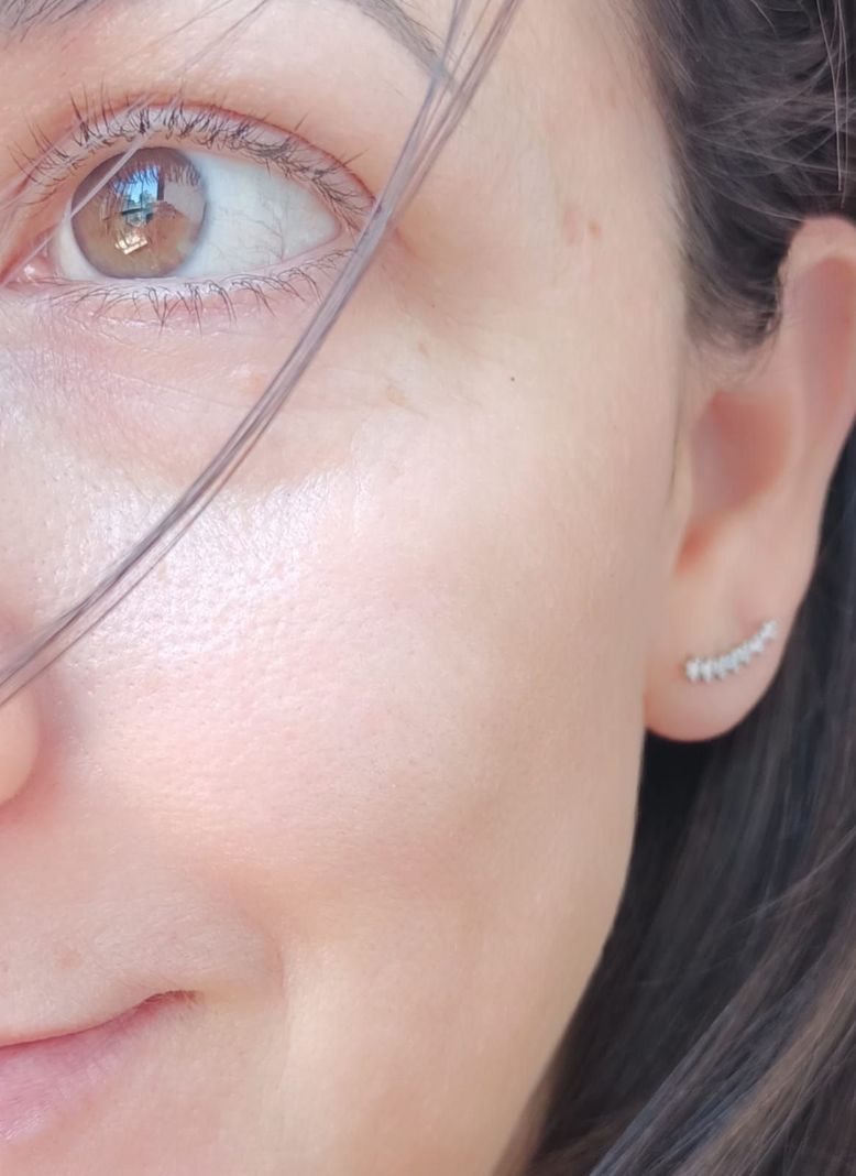 Pendientes Curvos Acero Quirurgico Piercing Helix Blanco-1