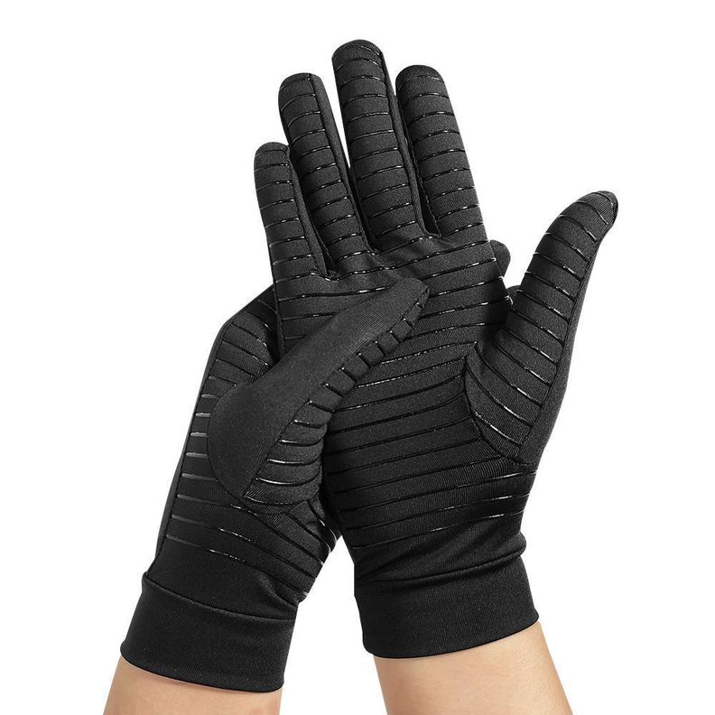 Guantes De Compresión Artritis Completos Con Dedos-0