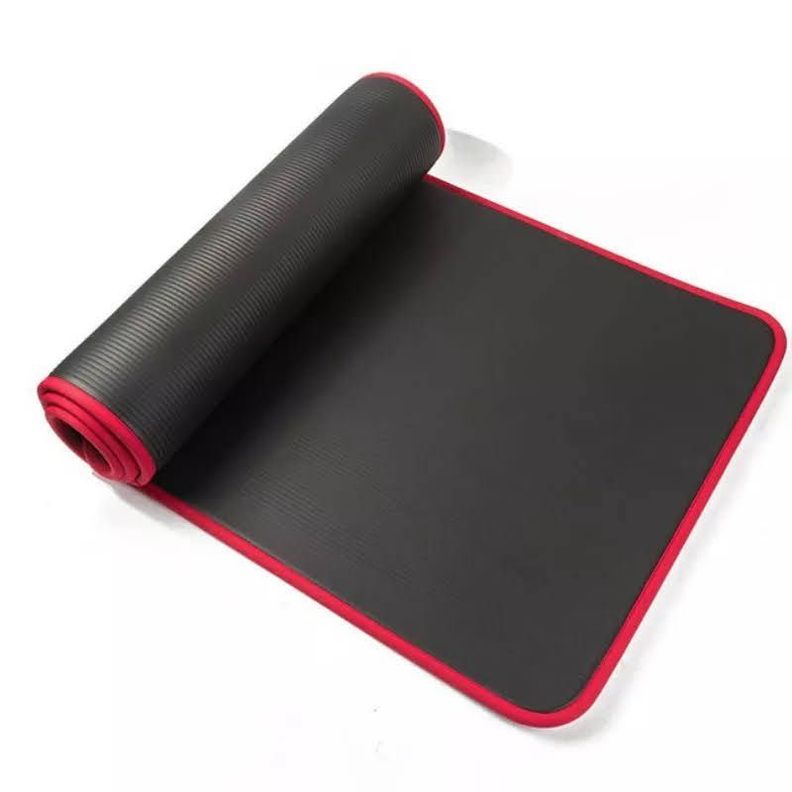 Mouse Pad Gamer Xl Antideslizante Negro Borde Cosi-0