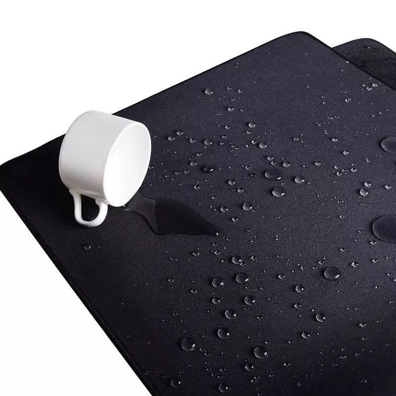 Mouse Pad Gamer Xl Antideslizante Negro Borde Cosi-3