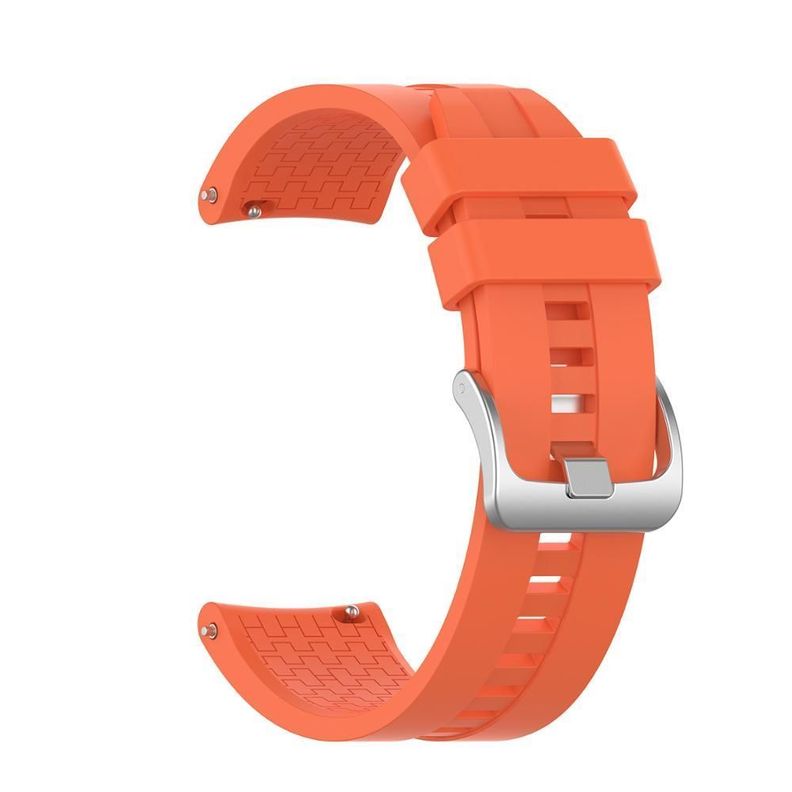 Correa Silicona Compatible Huawei Watch Gt /gt2/ Gt3 22mm Naranja-0