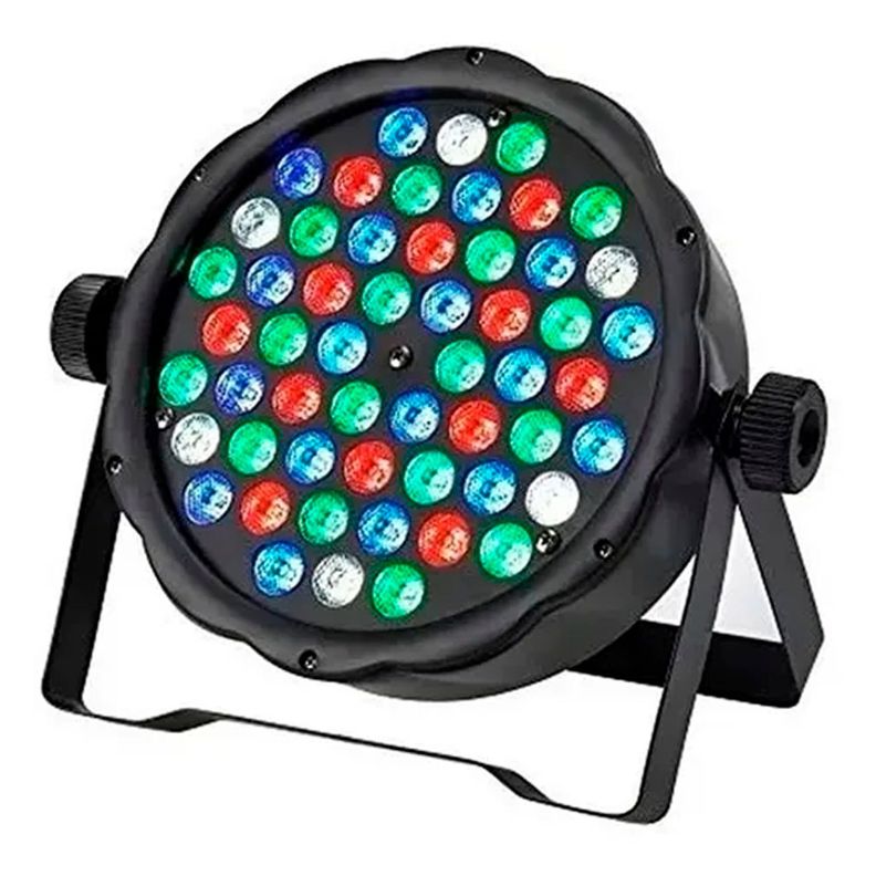 Foco Slim Par 54 Led Rgbw Luces De Fiesta-0