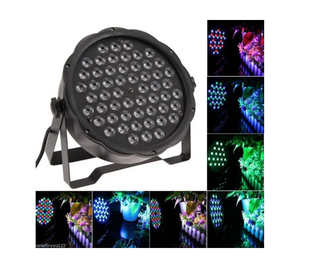 Foco Slim Par 54 Led Rgbw Luces De Fiesta-3