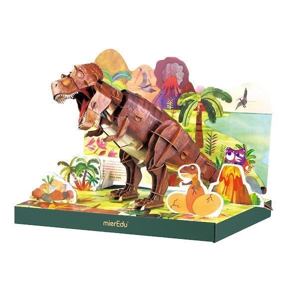 Puzzle Eco 3D Tiranosaurios Rex-2