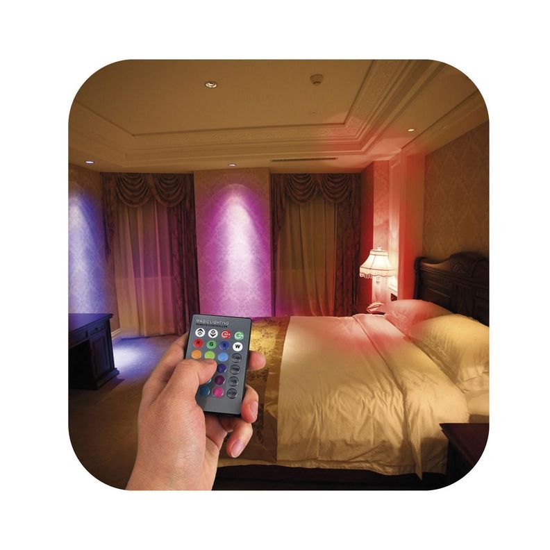 Ampolleta Led Multicolor RGB E27 Con Control Remoto-1