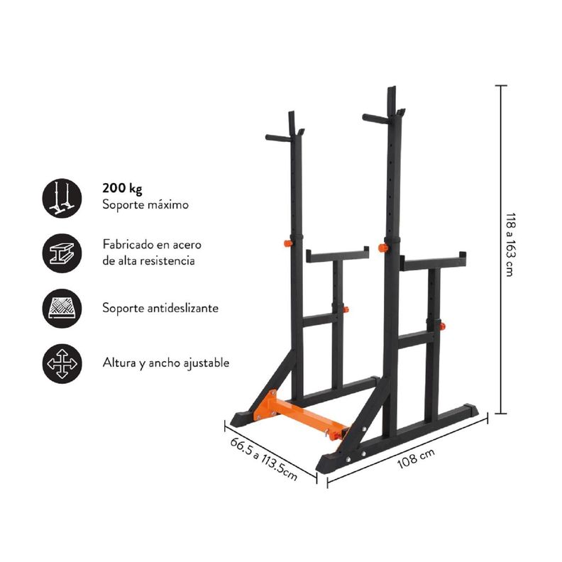 Squat Rack Multifuncional Elite – Sentadillas Press-1