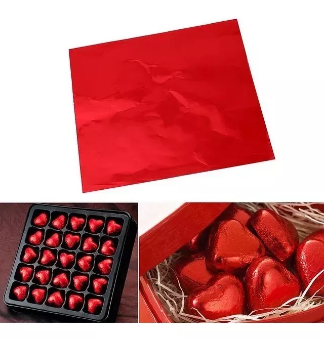 100 Envoltorios De Bombones Laminas Papel Metalizados Bombon-1