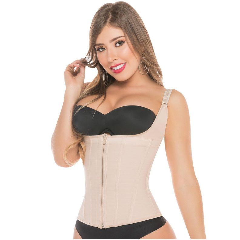 Chaleco Moldeador Y Reductor, Bretel Removible 63136 Beige-0