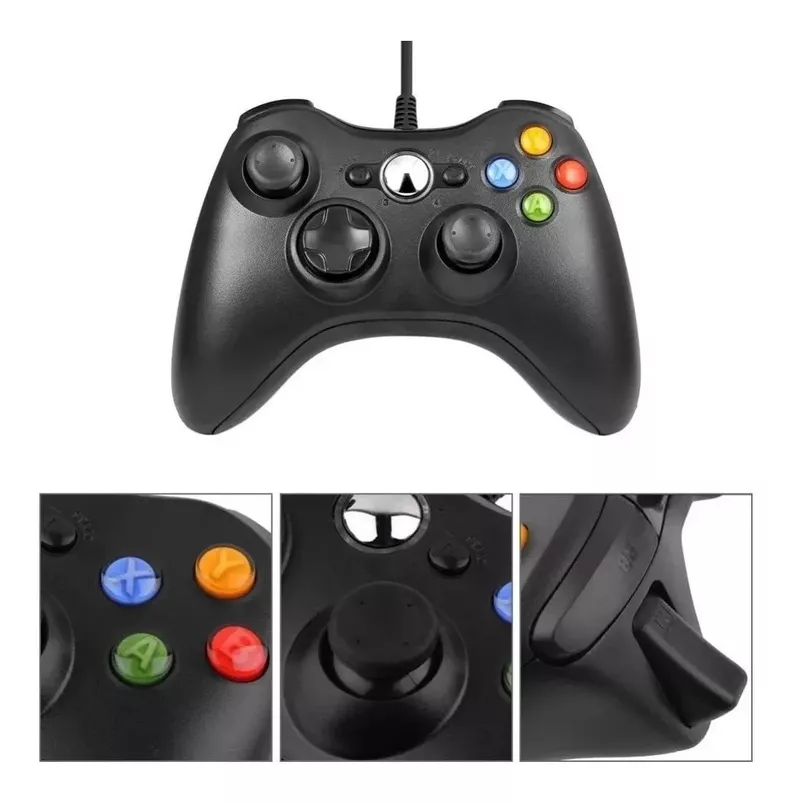 Control Para Consola De Juego Joystick Compatible Xbox360 Pc-4