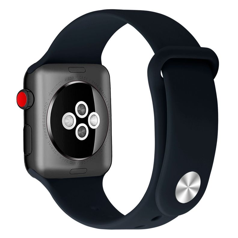 Correa Boton Compatible Iwatch Apple Watch Azul Cobalto 42-44-45MM-0