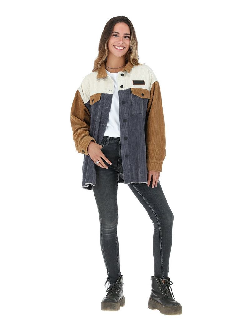 Chaqueta Canelo Cafe Mujer-1