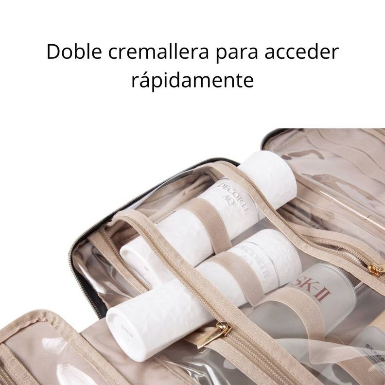 Bagsmart - Neceser kit de viaje con gancho- Turquesa-4