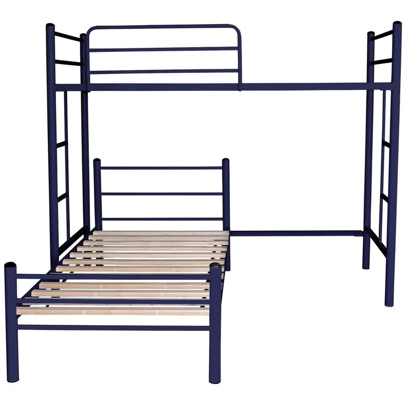 Cama Alta + Cama Baja 1.5 Azul-0