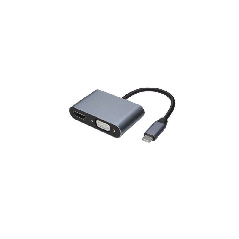 HUB Tipo C HDMI VGA 4 en 1 Tecnolab-0
