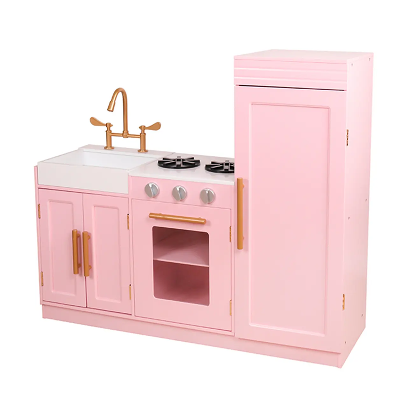Cocina De Madera Rosada Juguete Niño/a Kidscool-2