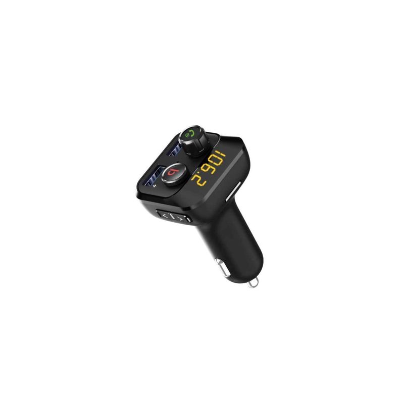Transmisor Fm Bluetooth 5.0 Auto Con Botón Bass - PuntoStore-0