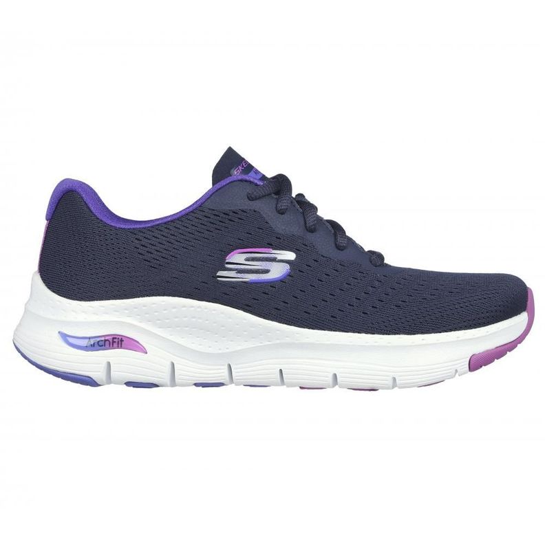 Zapatilla Mujer Arch Fit Azul Skechers-4