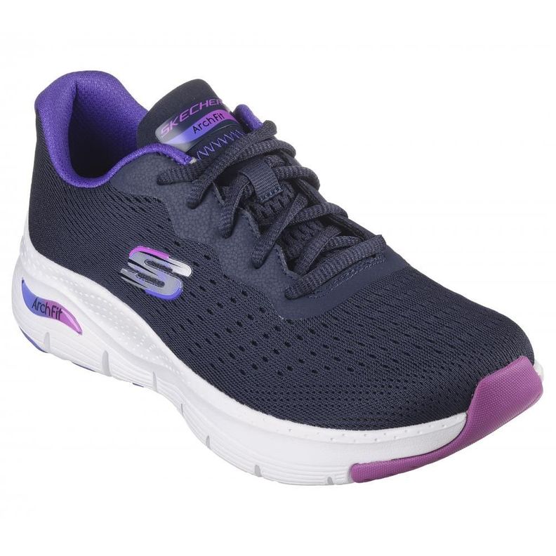 Zapatilla Mujer Arch Fit Azul Skechers-0
