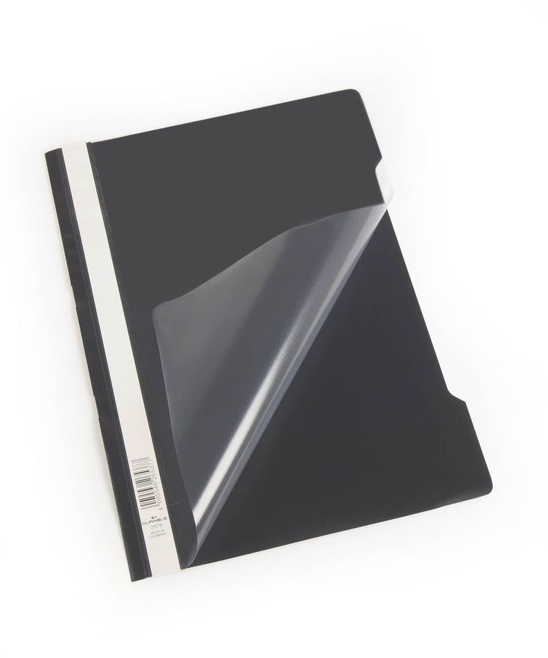 Carpeta Fastener Oficio Negro Durable [pack X 25]-1