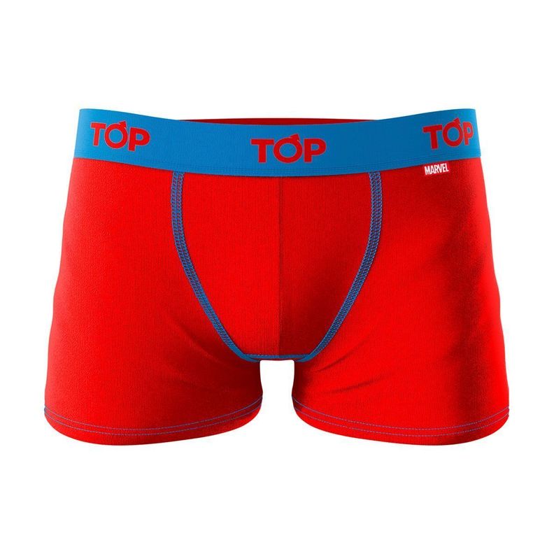 Boxer Niño Algodón Marvel Pack 4 C2 Capitán América Top-3