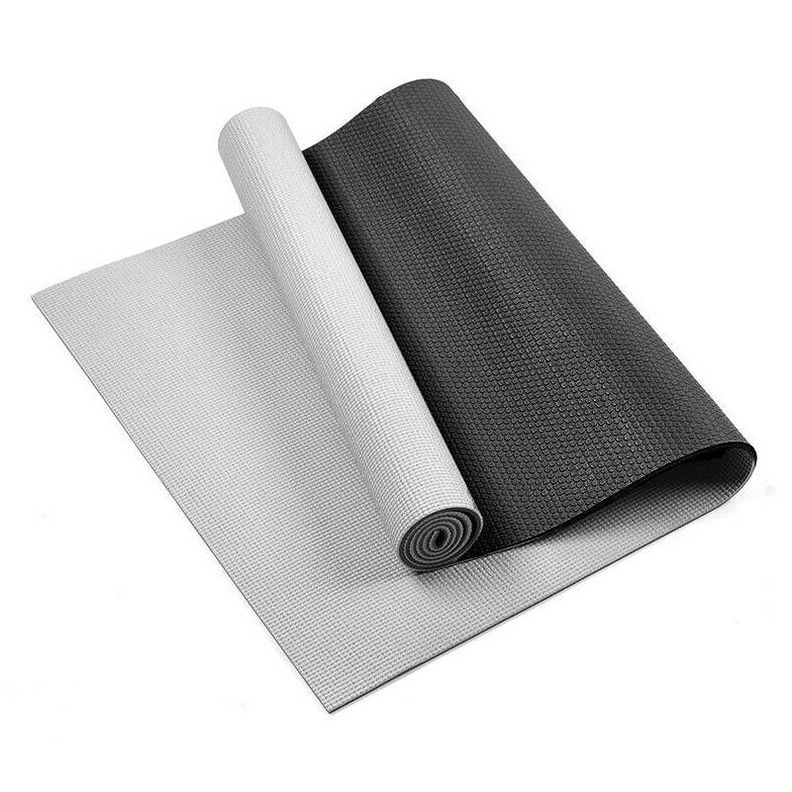 Mat de Yoga 3u  6mm Doble color Negro / Gris-1