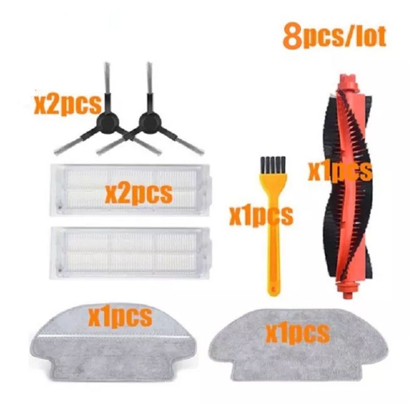 Kit Rep. Para Xiaomi MiRobot Vacuum-mop P 8 Pcs-1