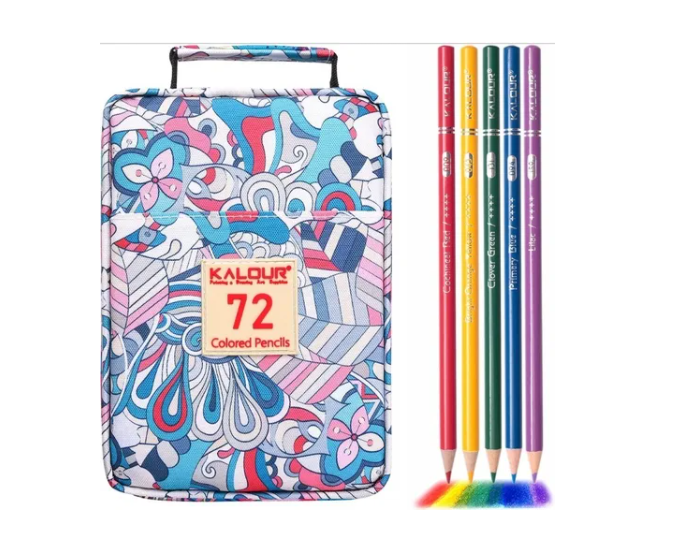 Juego De 72 Lapices De Colores Acuarela 4 Capas Estuche  -2