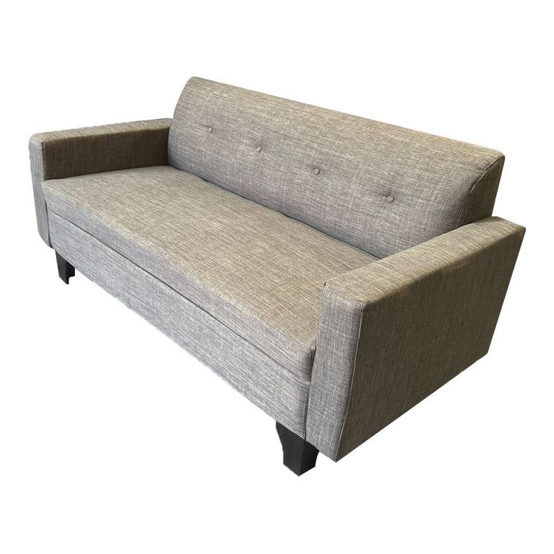 Sofa 3 Cuerpos Alonso Lino Gris Pmetal-1