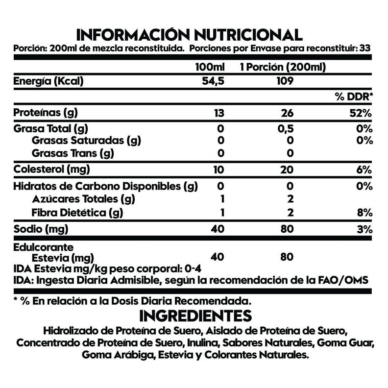 Proteina Whey Deliciosa 2.3 lb Chirimoya alegre + Glutamina 432g 80Sv-1