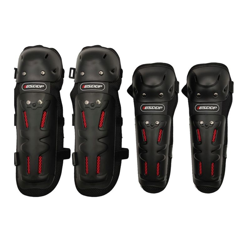 Coderas y Rodilleras Metálicas Para Motociclismo -0