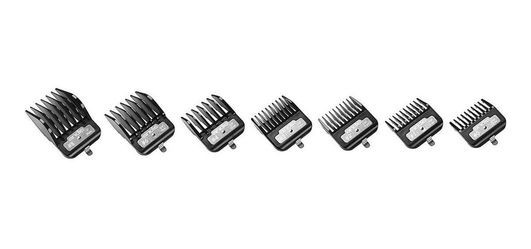Kit 7 Peines D Alza Bg Serie Andis Para Maquina Cortar Pelo-0