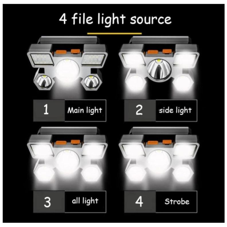 LINTERNA FRONTAL DE CABEZA 5 LEDS-1