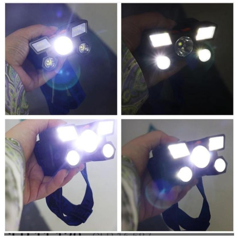 LINTERNA FRONTAL DE CABEZA 5 LEDS-5