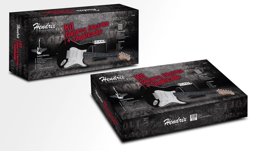 Kit Guitarra Electrica 39 Pulgadas + Amplificador -6