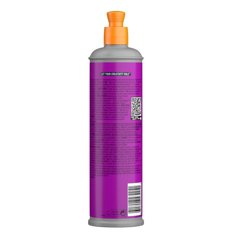 Serial Blonde Shampoo Restaurador Cabello Rubio Dañado 400 ml-1