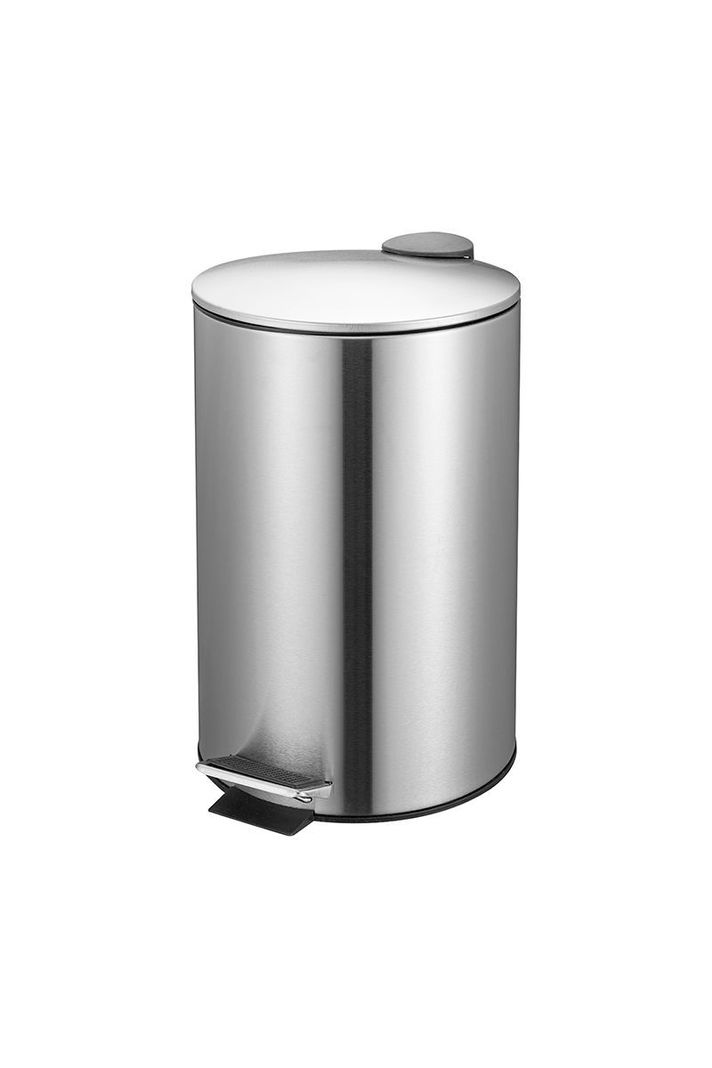 Basurero 3 L Acero Inoxidable Gris-0