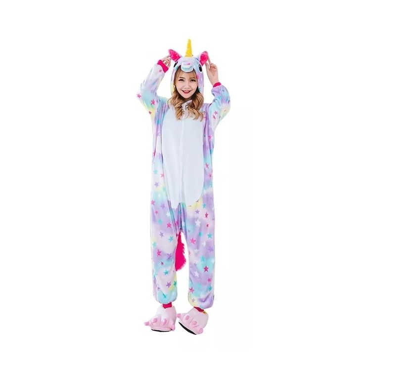 Pijama Enteros Animales Niños y Adultos Unicornio Estrella-2