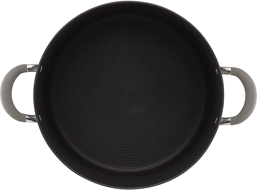 Olla 9,46 L Aluminio Anodizado Con Tapa Vidrio Circulon-1