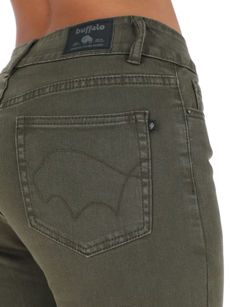 Pantalon Jeans Palqui Verde Mujer-3