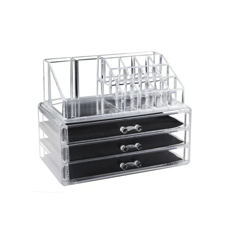 Organizador De Maquillaje Cosmetiquero Joyero Acrilico-0