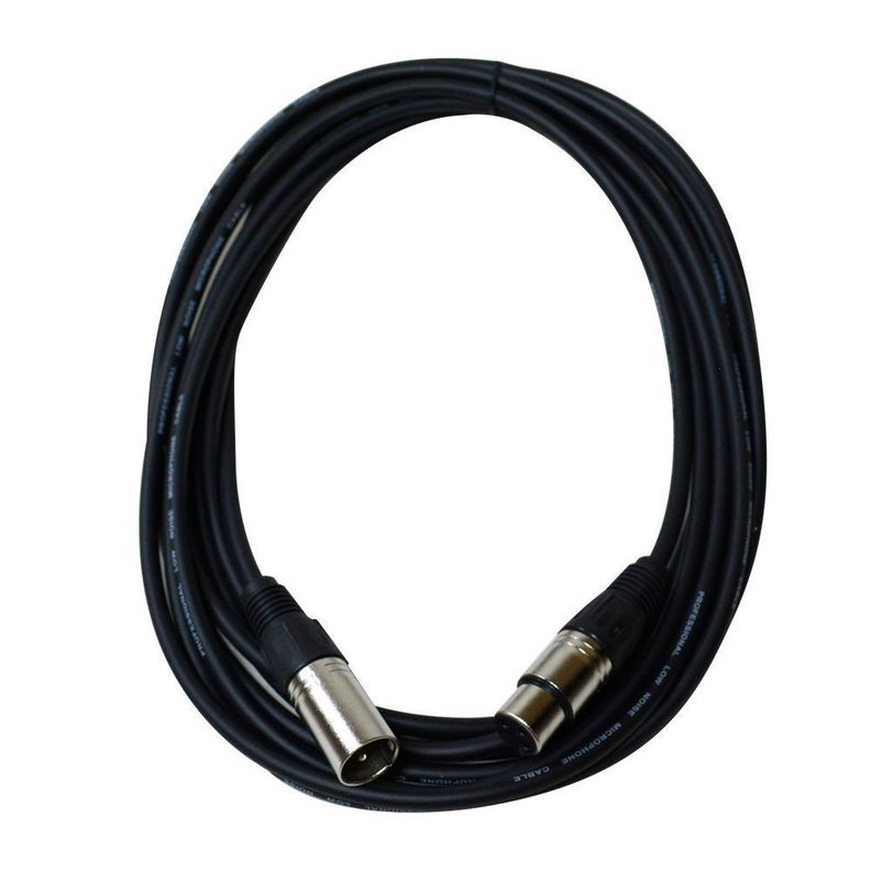 CABLE MICROFONO BALANCEADO XLR M-XLR H (3MTS) -0