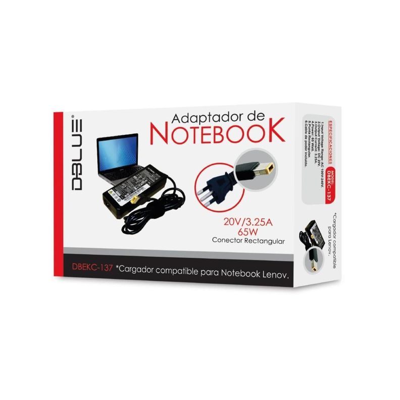 Cargador Notebook Lenovo X1 20V/3.25A 65W Yoga-1