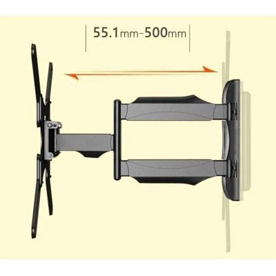 Soporte Tv Articulado Pared 32 - 55 Pulgadas 32 Kg Model P4-4