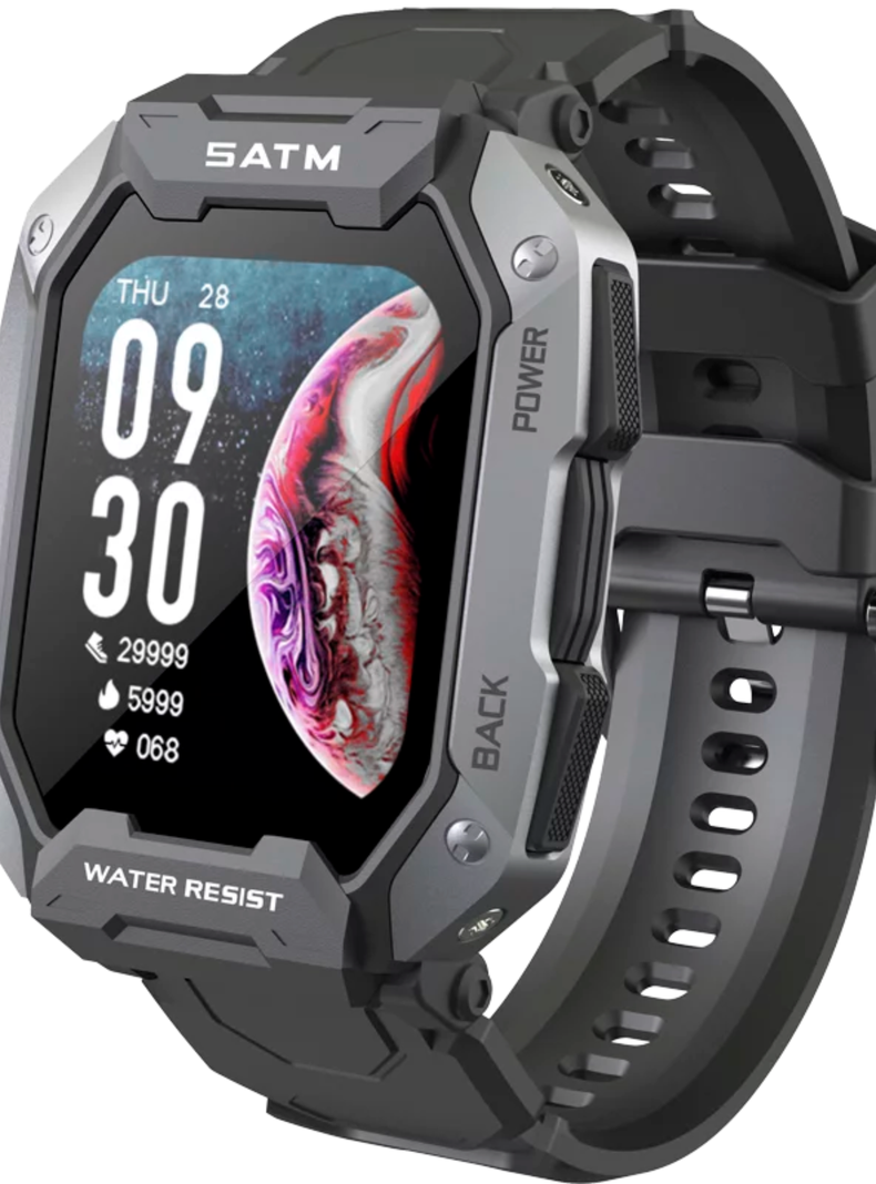Reloj Smartwatch KEI ARMOR 2 Negro-2