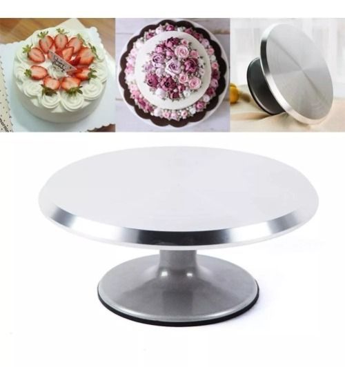 Bailarina Para Tortas Base Giratoria Full Metal Reposteria-2