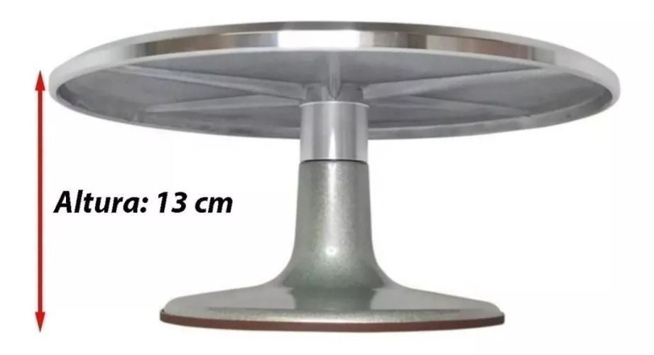 Bailarina Para Tortas Base Giratoria Full Metal Reposteria-4