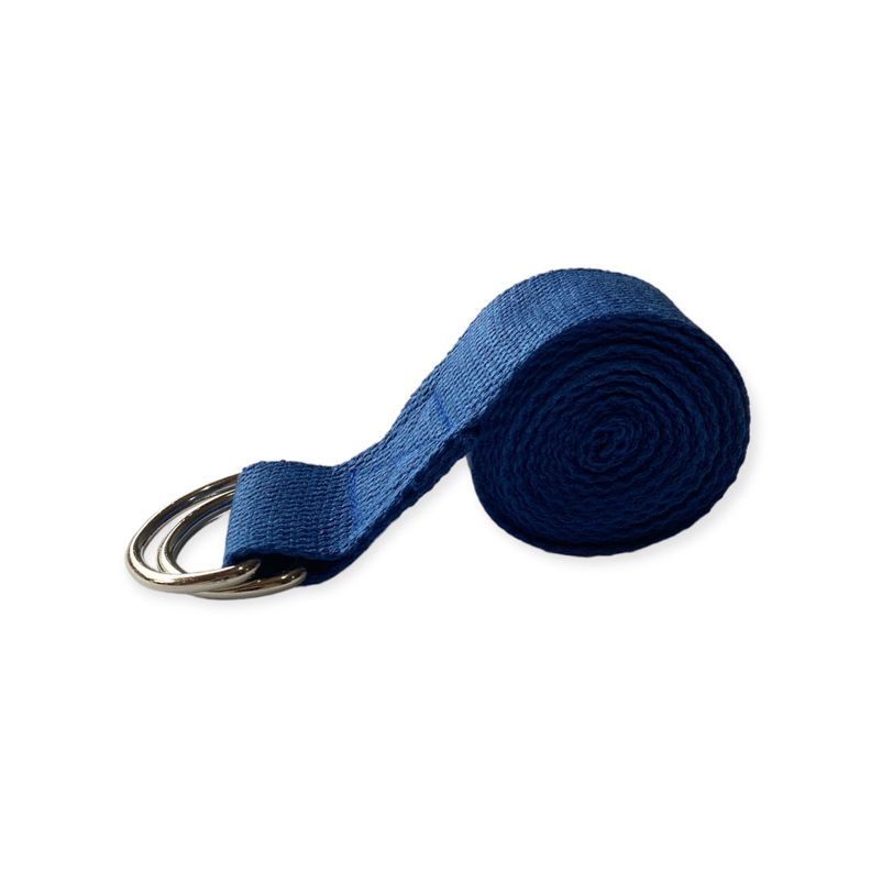Correa estiramiento Yoga Azul-0